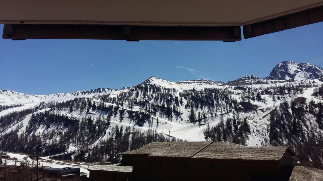 2 Pieces Avec Terrasse Et Vue Sur Les Pistes Isola 2000 Exterior foto