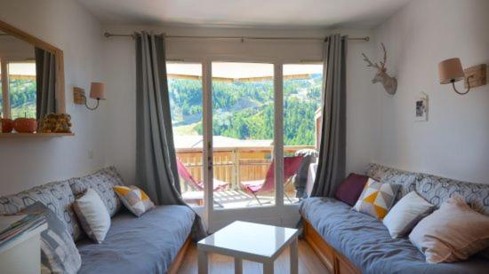 2 Pieces Avec Terrasse Et Vue Sur Les Pistes Isola 2000 Exterior foto