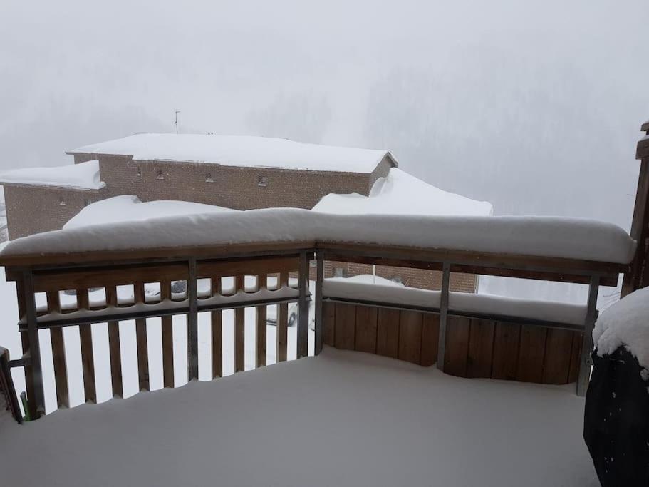 2 Pieces Avec Terrasse Et Vue Sur Les Pistes Isola 2000 Exterior foto